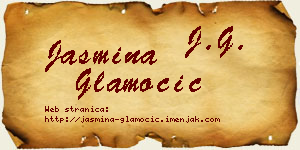 Jasmina Glamočić vizit kartica